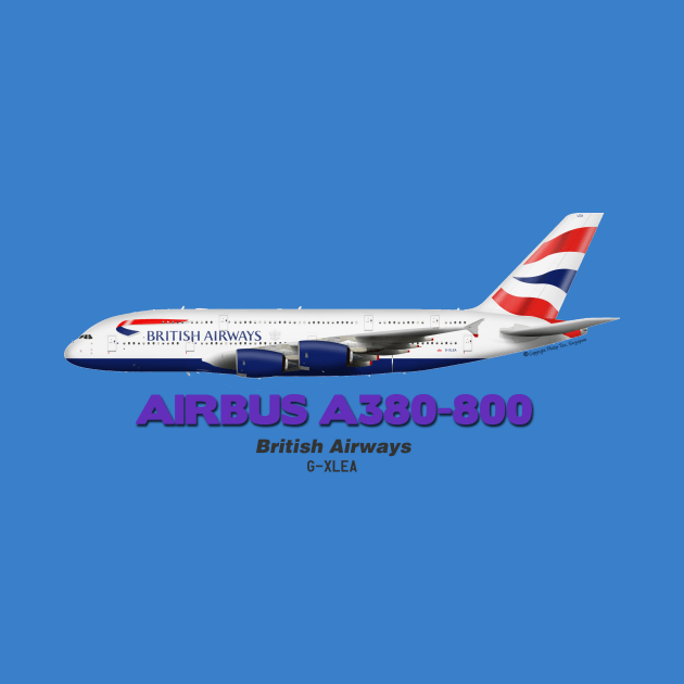 Airbus A380-800 - British Airways by TheArtofFlying