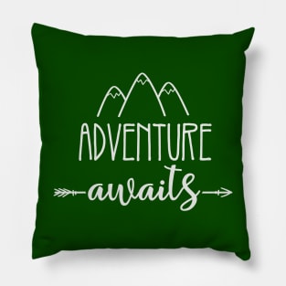 Adventure Awaits Pillow