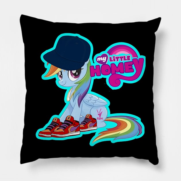 My Little Homey Pillow by Smyrx