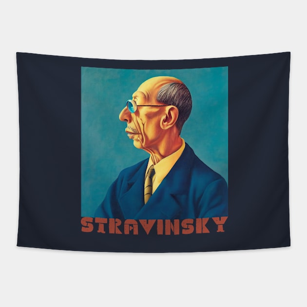 IGOR STRAVINSKY Tapestry by Cryptilian