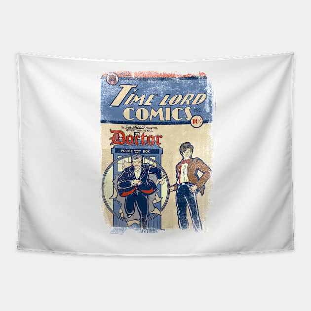 Time Lord Comics Tapestry by CreativeOutpouring