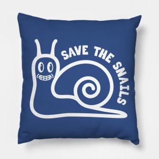 Save the Snails Pillow