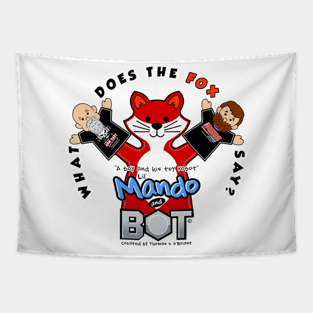LMBFOX05 Tapestry by Lil' Mando and Bot
