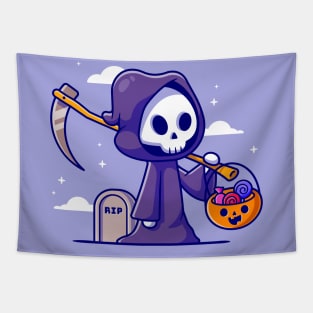 Halloween Reaper Tapestry
