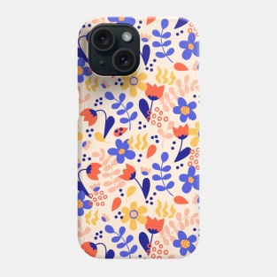 Intense Color Wild Flower Chaotic Pattern Phone Case