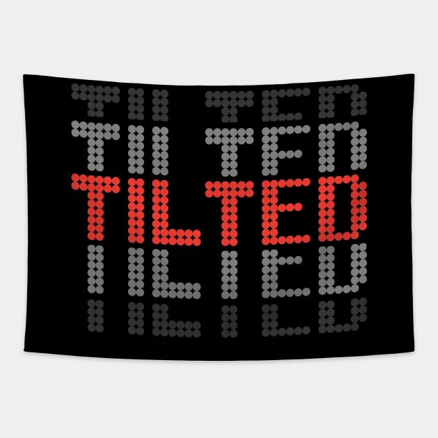 Tilted Pinball Gamer Tapestry by Issho Ni