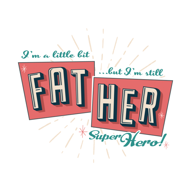 Father vintage retro tee smart slogan (light colors) by Shockin' Steve