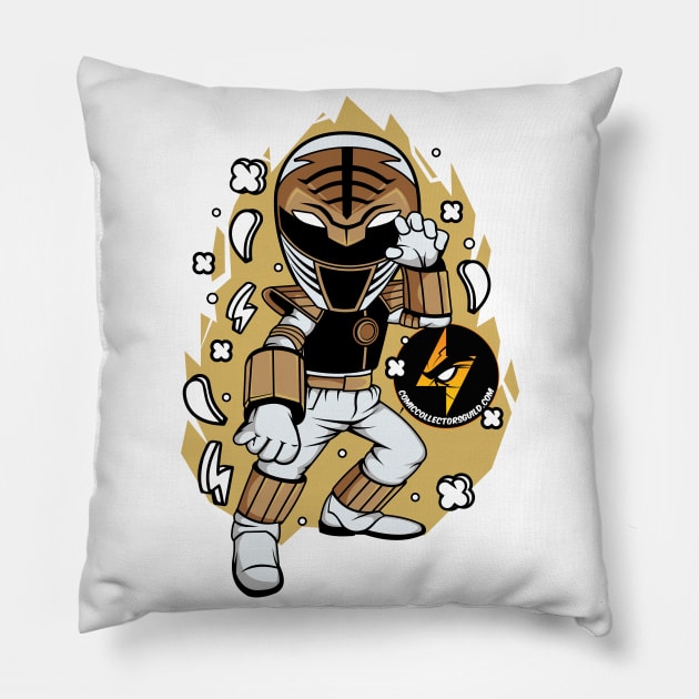 White Ranger Pillow by Comic Collectors Guild 