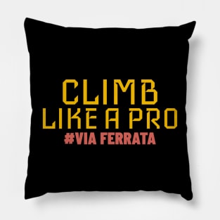 Climb Like A Pro Via Ferrata Pillow