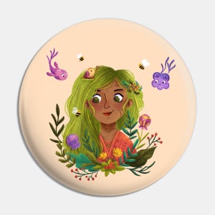 Flower Girl Pin