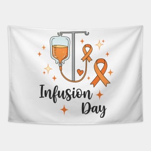 MS infusion day Multiple Sclerosis Awareness Ribbon Tapestry
