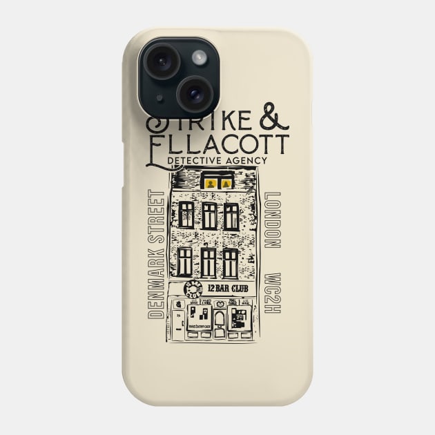 Cormoran Strike Phone Case by MorvernDesigns