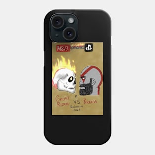 Ghost Rider Vs Kratos Phone Case