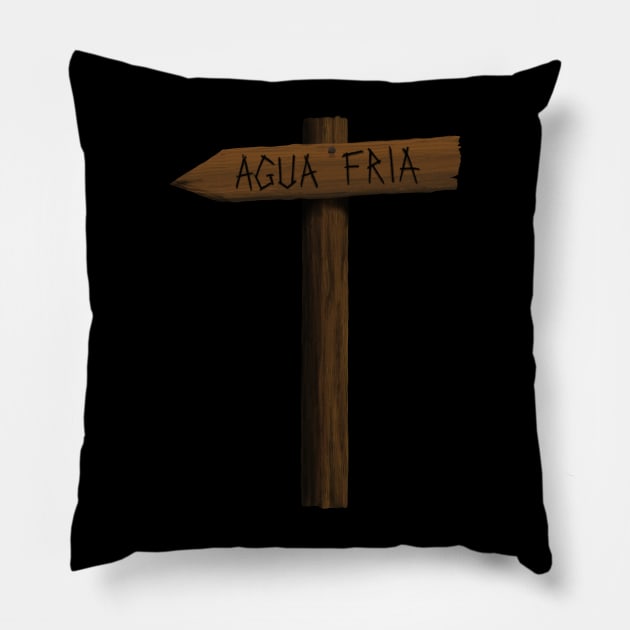 Aqua Fria Pillow by 752 Designs