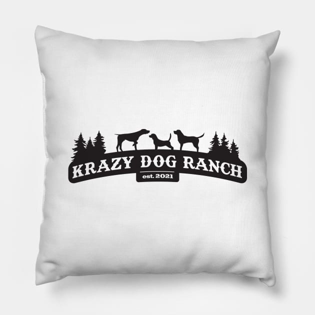 Crazy Dog Ranch Pillow by BRAVOMAXXX