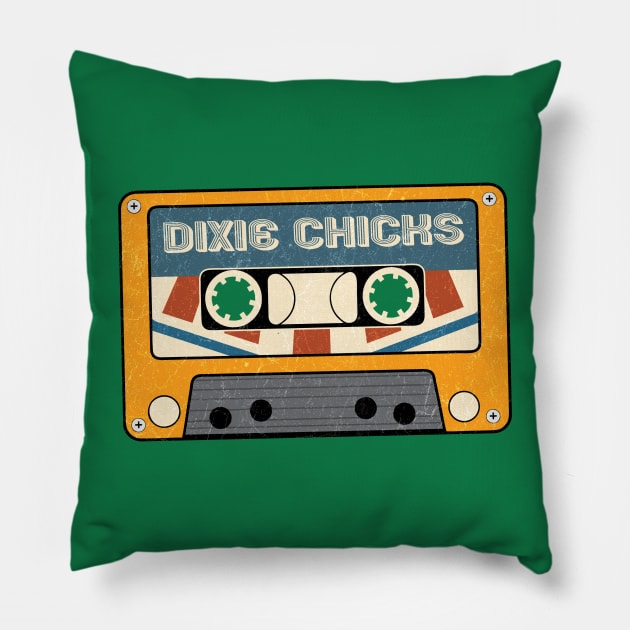 vintage Dixie Chicks Pillow by bardo_bardon