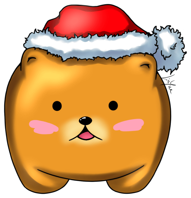 Poko X-Mas Kids T-Shirt by LinYue