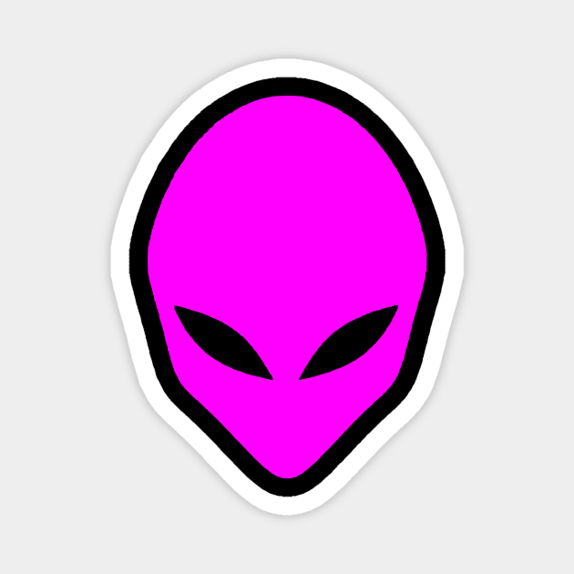 Alien Face Magnet by The Dare