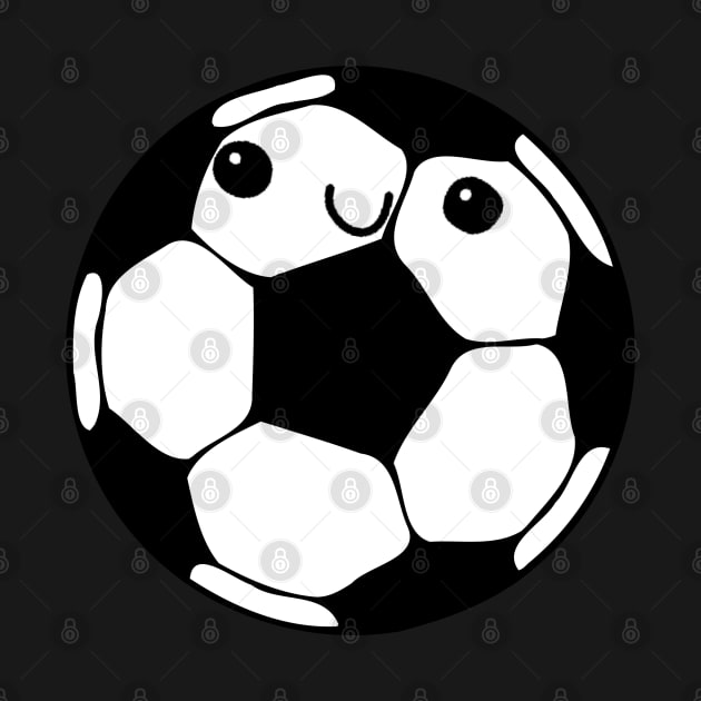 Cutey Face Soccer Ball by Bearious