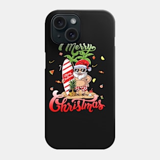 Merry Christmas Santa Hawaii Phone Case