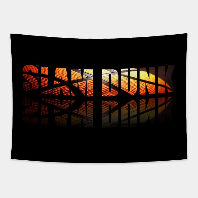 Slam Dunk Basketball Tapestry by MaystarUniverse