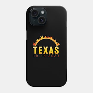 Texas Solar Eclipse For s Or Wo Eclipse Phone Case