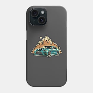 Car in Mountain classic Phone Case