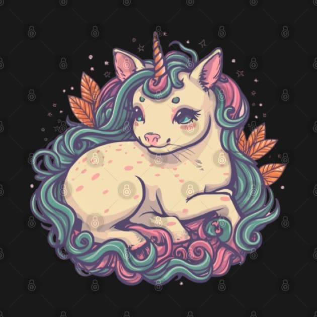 Caticorn Dreams by MercurialMerch