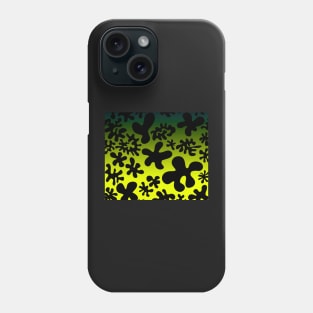 Black and yellow Phone Case