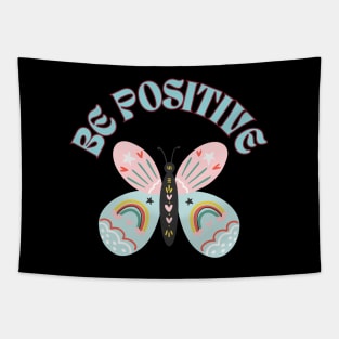 Be Positive Butterfly Tapestry