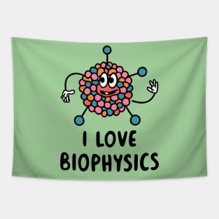 I love Biophysics Tapestry