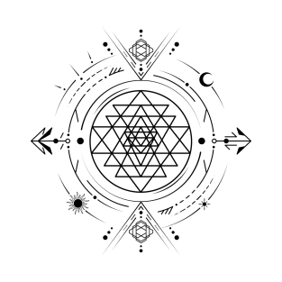 Sri Yantra | Sacred Geometry T-Shirt