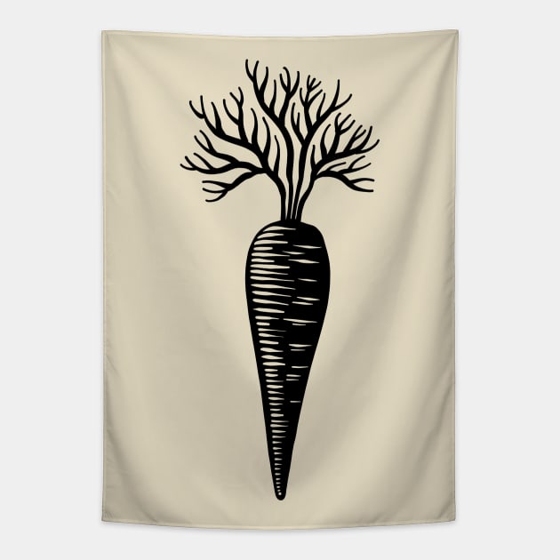 Carrot Tapestry by Rebelform