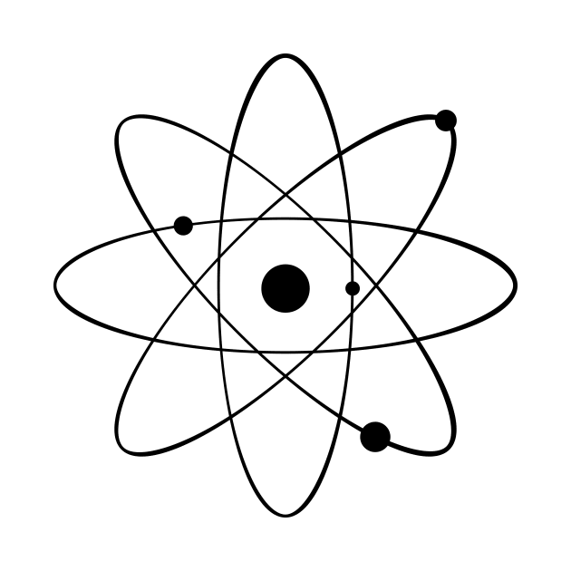 The Atom (icon symbolizes the atom in black) - ORENOB by ORENOB