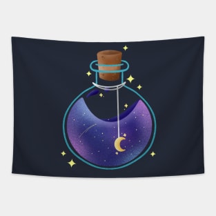 Galaxy Moon Potion Tapestry