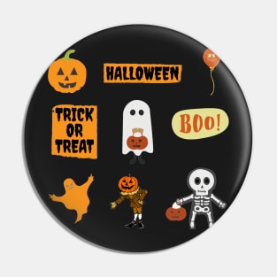 Halloween Stickers Various Collection Pin