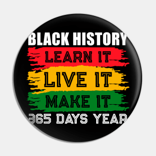 Black History Month Pin