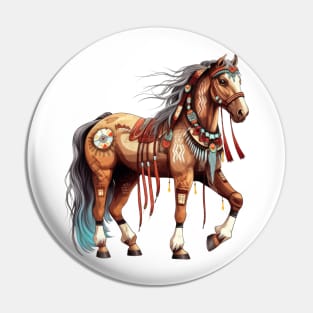 Native American Horse Pin