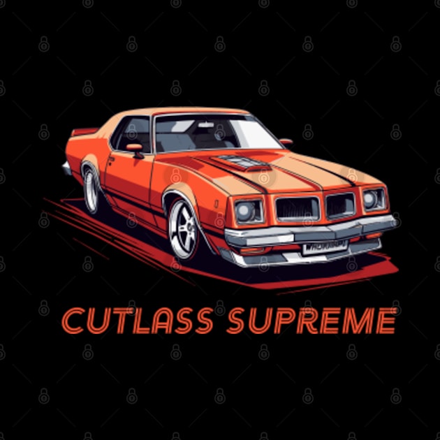 Classic Beauty Cutlass (1985) -  80's Car Classics Gift for Automobile Enthusiasts by VEKULI