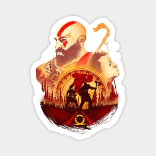 Kratos and Atreus Adventure Magnet