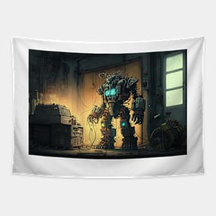 Drawings of robots Tapestry