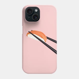 Chopsticks with Salmon Nigiri Phone Case