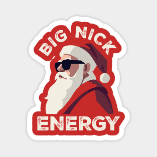 Santa Big Nick Energy Magnet