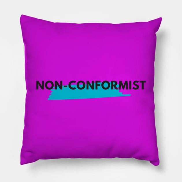 Non-conformist Pillow by Kat Heitzman