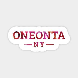 Oneonta, NY Alcohol Ink Magnet