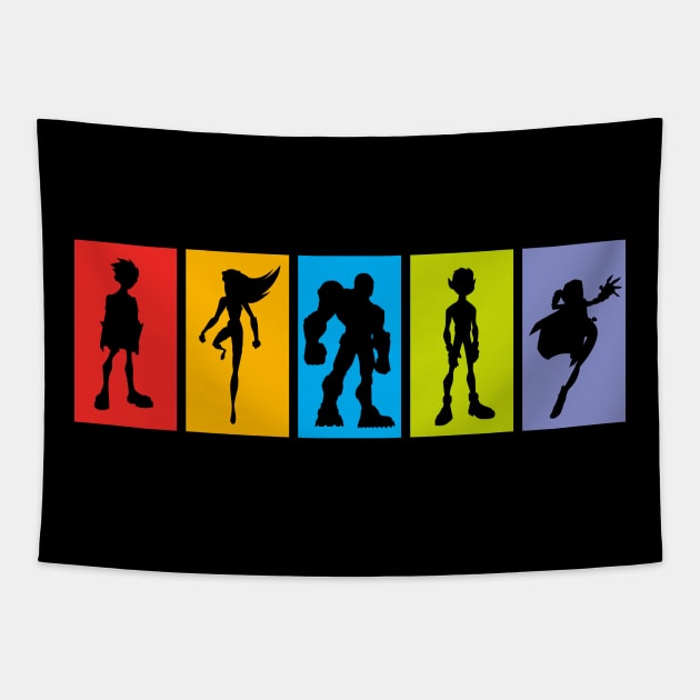 First Titans Tapestry by nickbeta