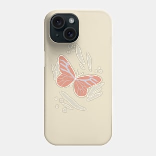 Terracotta butterfly Phone Case