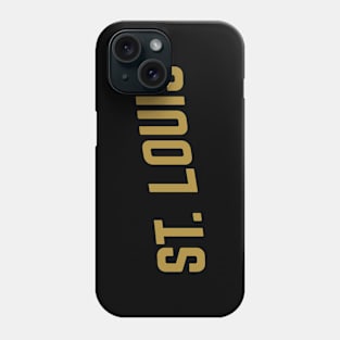 St. Louis City Typography Phone Case