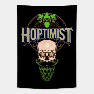 Hoptimist - Funny Beer Tapestry