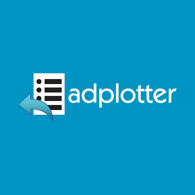 AdPlotter Logo - White Text by AdPlotter